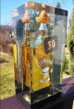 Pudel vaigus graveeringuga