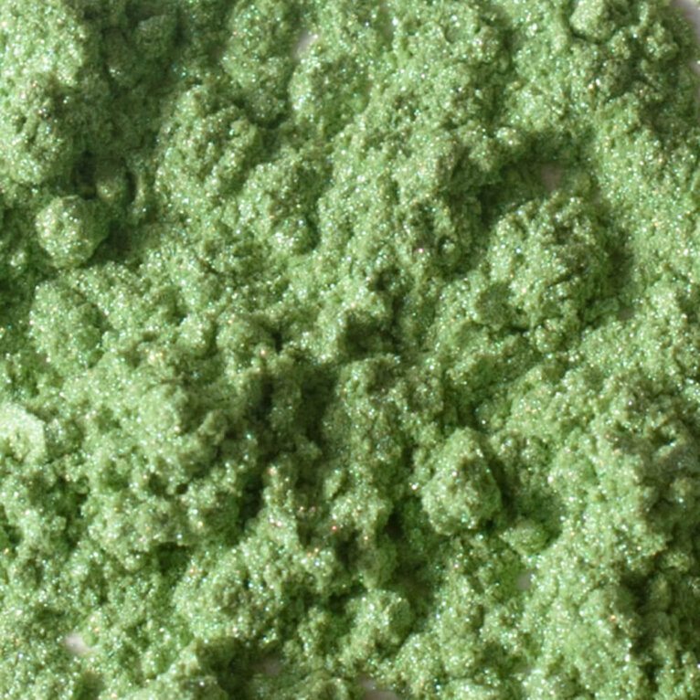 Mica pigmentpulber, Apple Green, heleroheline