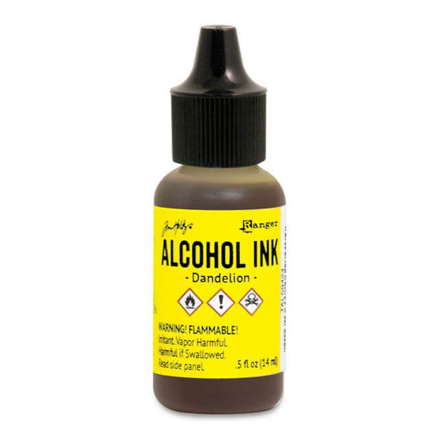 Tim Holtz® Alcohol Ink Dandelion, kollane alkoholitint