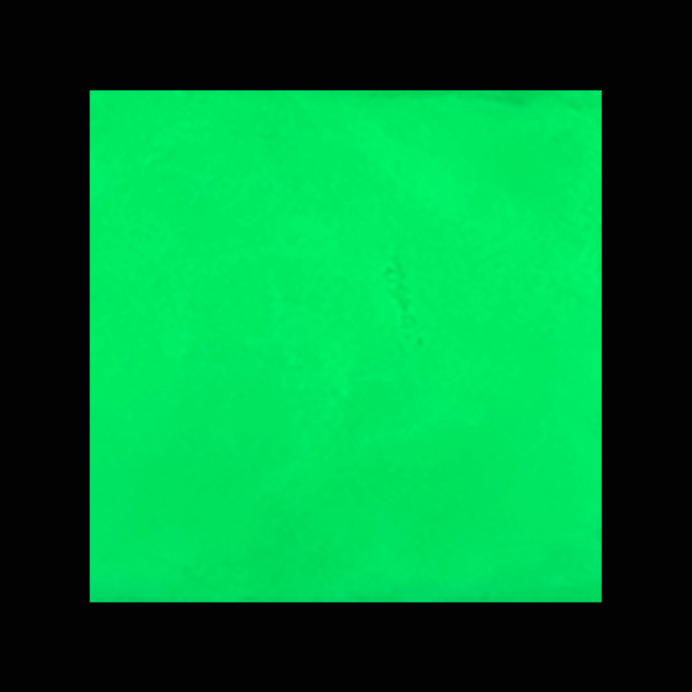 Greenish-yellow neon pigment powder