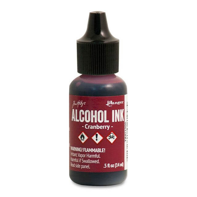 Tim Holtz® Alcohol Ink Cranberry, punane alkoholitint