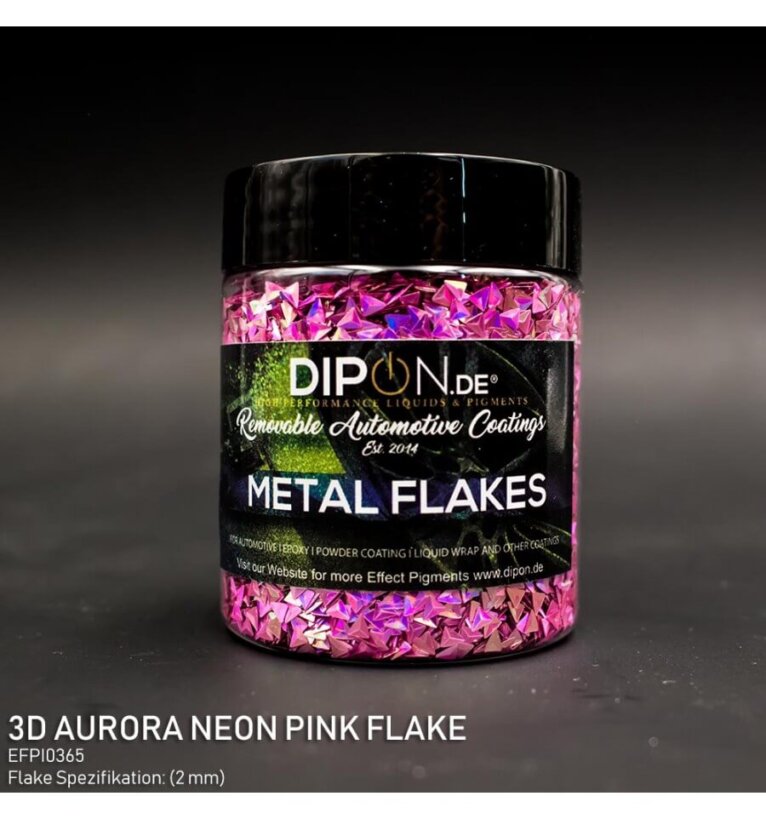 DIPON®-3D Helbed, Aurora Neon Pink