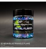 DIPON®-3D Flakes, neonsininen kolmio