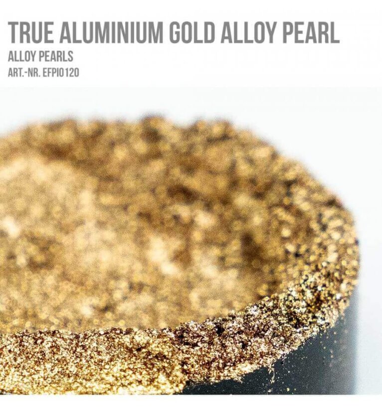Pärlpigment, True Aluminium Gold Alloy, 5g