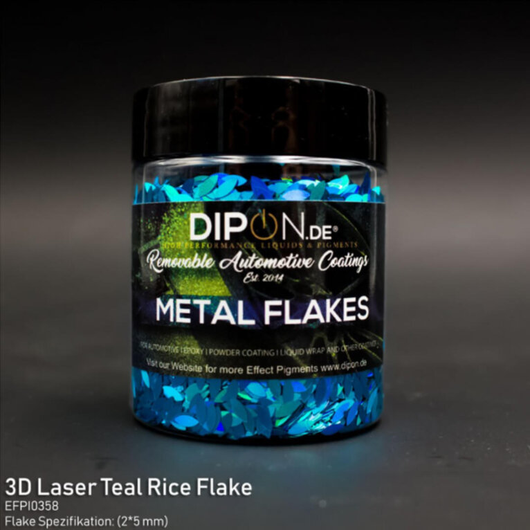 DIPON®-3D Helbed, LASER TEAL RICE, sinine