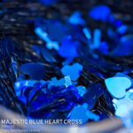 DIPON®-3D Helbed, MAJESTIC BLUE, südamed ja ristid
