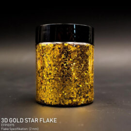 DIPON®-3D Helbed, GOLD STAR, kuldsed tähekesed
