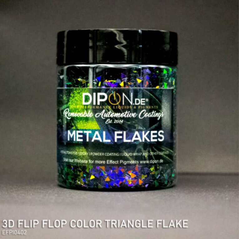 DIPON®-3D Helbed, FLIP FLOP COLOR TRIANGLE, värviline