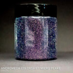 <em>Micro</em> flakes, ANDROMEDA COLORSHIFT, multicoloured colors