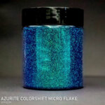 <em>Micro</em> flakes, AZURITE COLORSHIFT, multicoloured