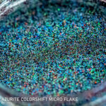 <em>Micro</em> flakes, AZURITE COLORSHIFT, multicoloured