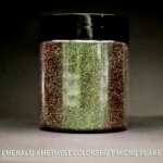 Mikrohiutaleet, EMERALD AMETHYST COLORSHIFT, moniväriset värit.
