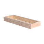 Wooden base, rectangle, 29.5 x 10.3 x 2.3 cm