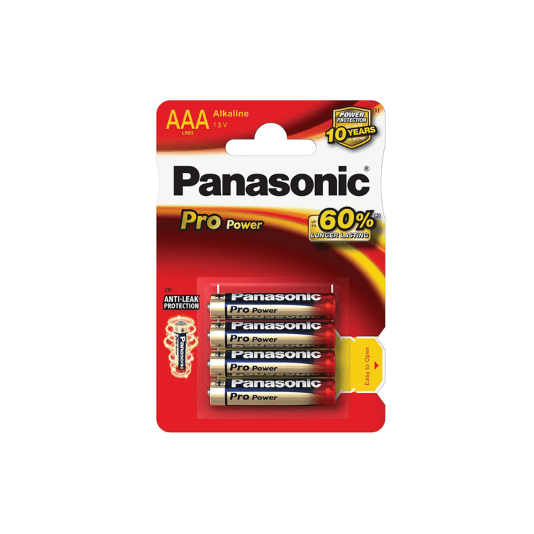 Patarei Panasonic Pro Power AAA/LR03 4-pakk
