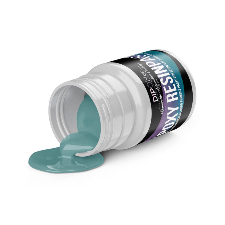Epoxy resin pigment paste, pastel turquoise