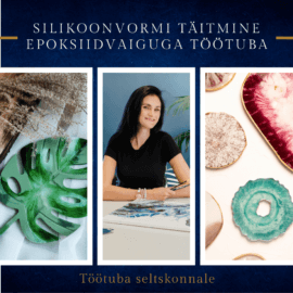 Silikoonvormi täitmine epoksiidvaiguga