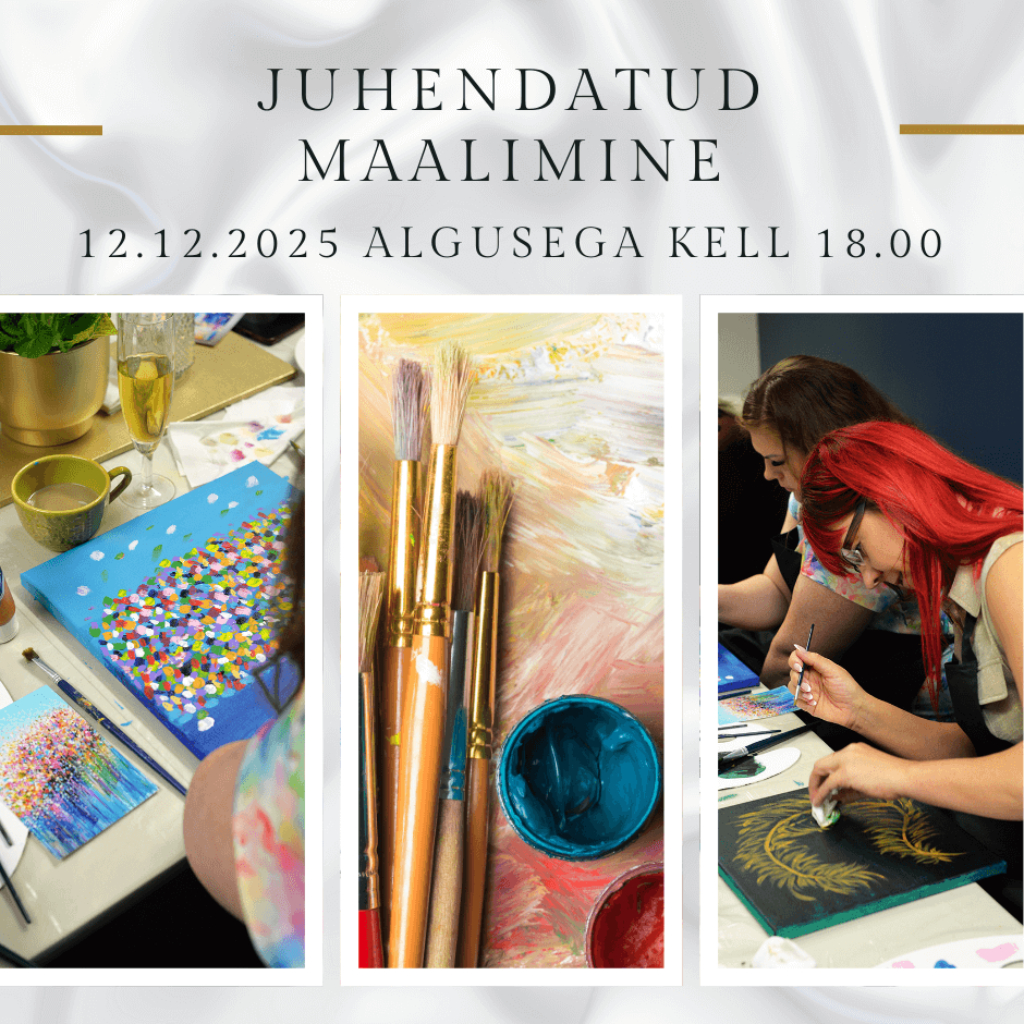 Juhendatud maalimine akrüülvärvidega