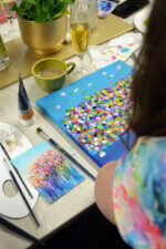 Juhendatud maalimine akrüülvärvidega