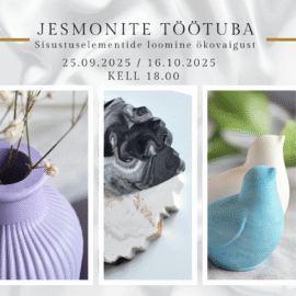 Jesmonite sisustuselementide loomine ökovaigust