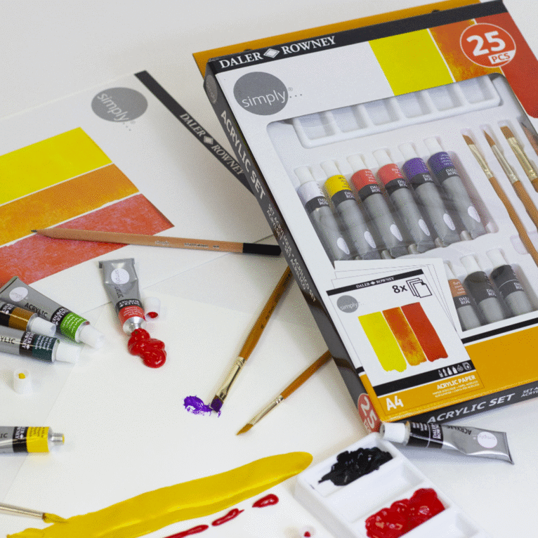 “SIMPLY” akrüülvärvide komplekt, 25 osa