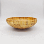 Fungi-covered birch bowl